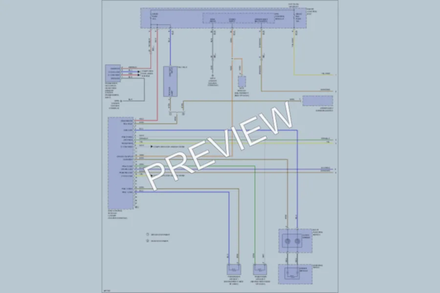 2013 Hyundai Veloster Supplemental Restraints wiring diagram preview