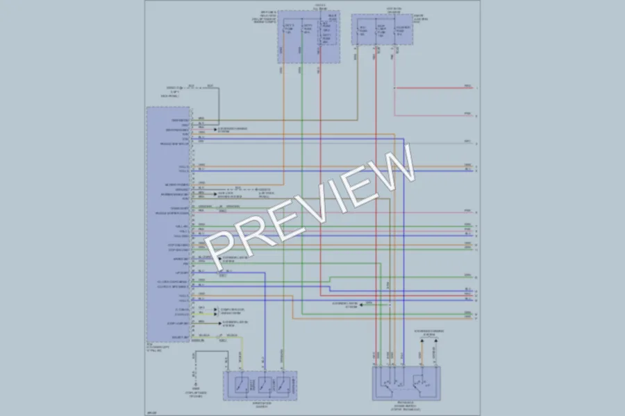 2013 Hyundai Veloster Transmission wiring diagram preview