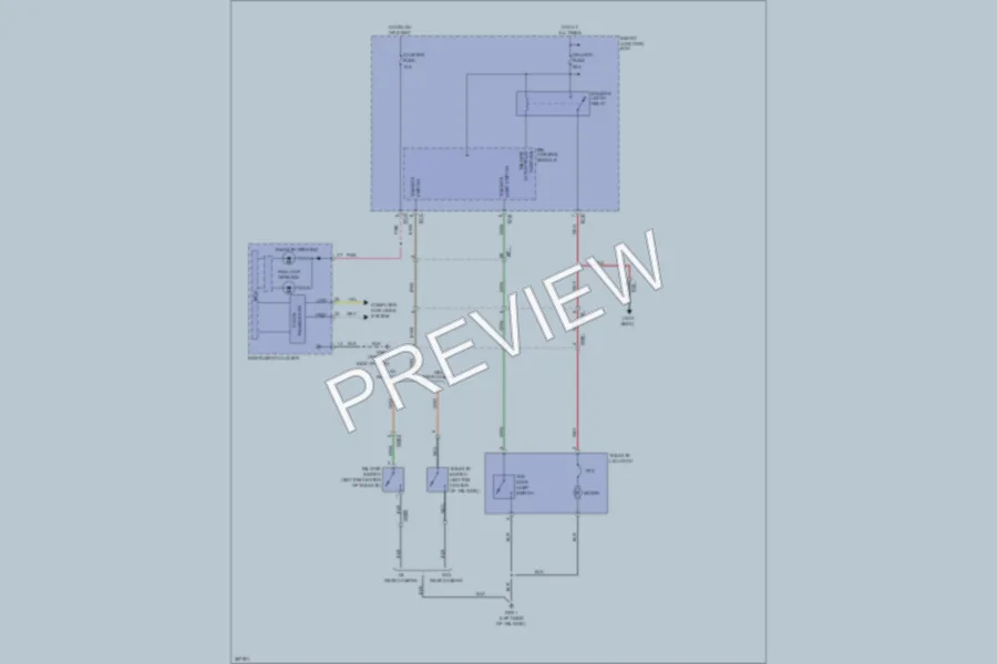 2013 Hyundai Veloster Trunk Tailgate Fuel Door wiring diagram preview