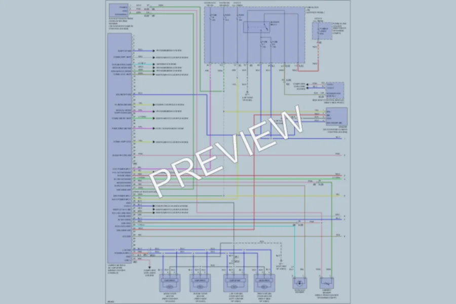 2013 Infiniti EX37 Air Conditioning wiring diagram preview