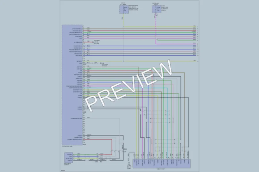 2013 Infiniti EX37 Radio wiring diagram preview