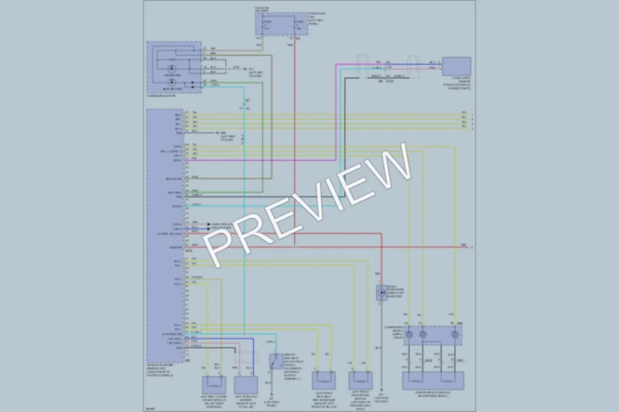 2013 Infiniti EX37 Supplemental Restraints wiring diagram preview