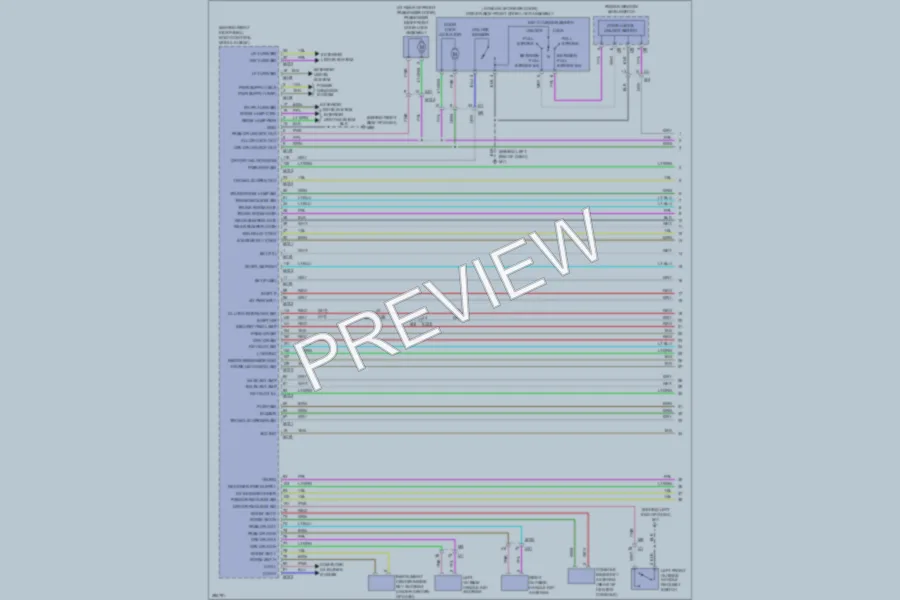2013 Infiniti G37 Power Door Locks wiring diagram preview