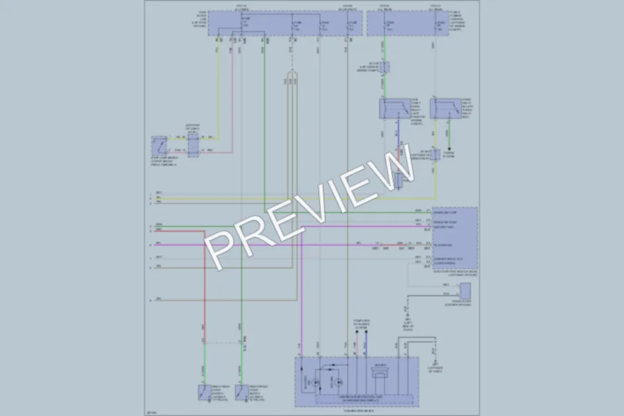 2013 Infiniti JX35 Anti Theft wiring diagram preview