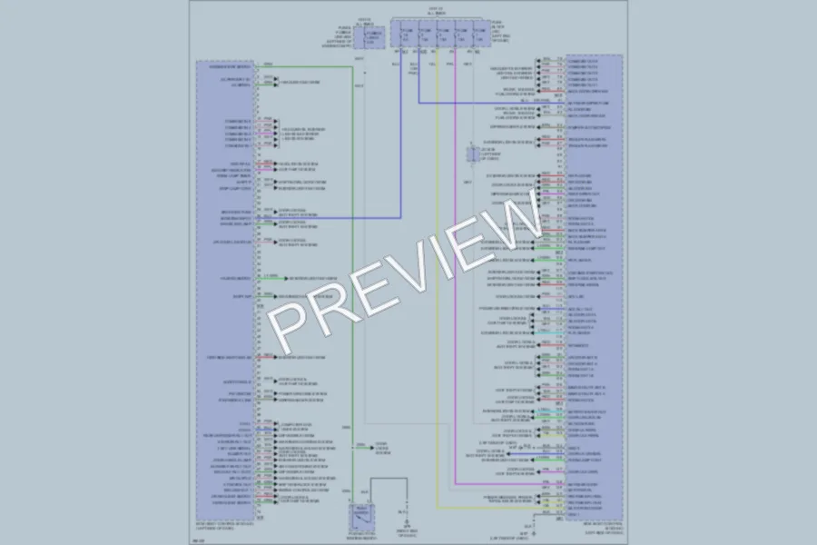 2013 Infiniti JX35 Body Control Modules wiring diagram preview