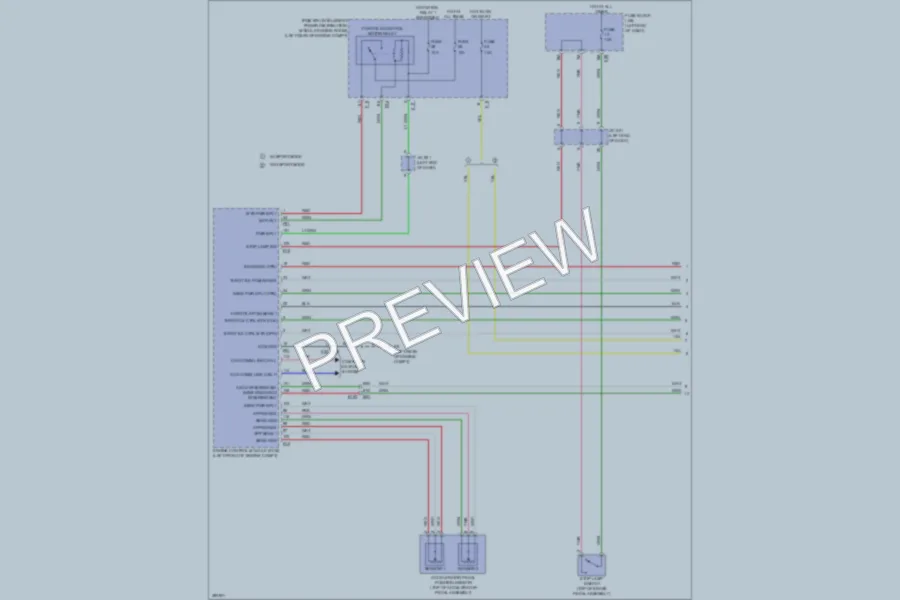 2013 Infiniti JX35 Cruise Control wiring diagram preview