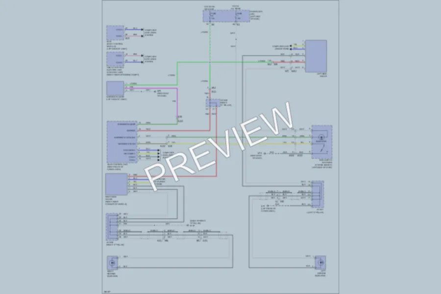 2013 Infiniti JX35 Navigation wiring diagram preview