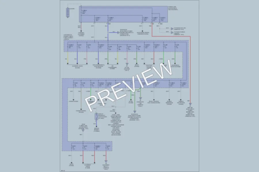 2013 Infiniti JX35 Power Distribution wiring diagram preview