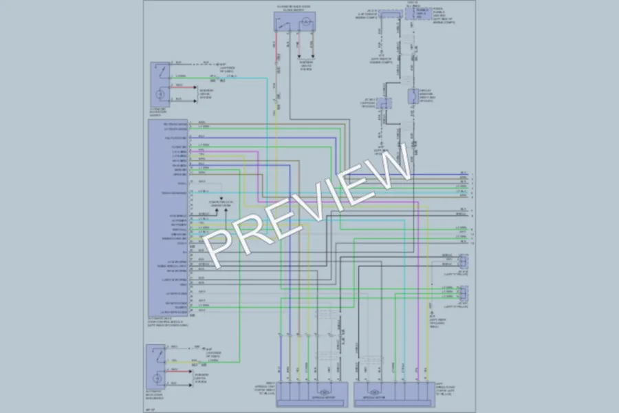 2013 Infiniti JX35 Trunk Tailgate Fuel Door wiring diagram preview