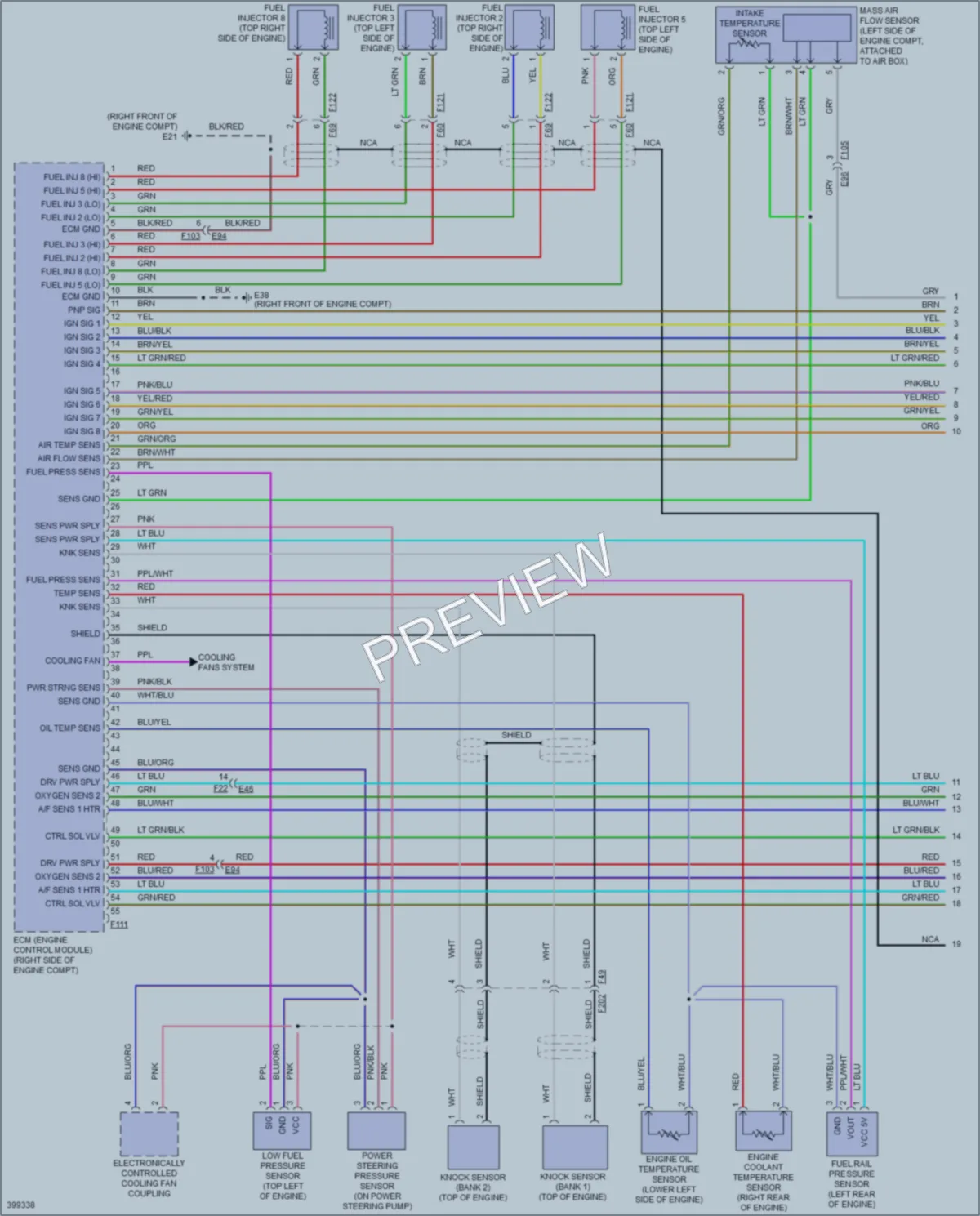 2013 Infiniti QX56 Engine Performance wiring diagram preview