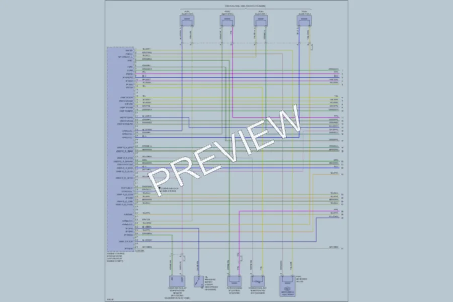 2013 Jaguar XF Engine Performance wiring diagram preview