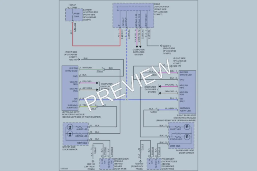 2013 Jaguar XF Navigation wiring diagram preview