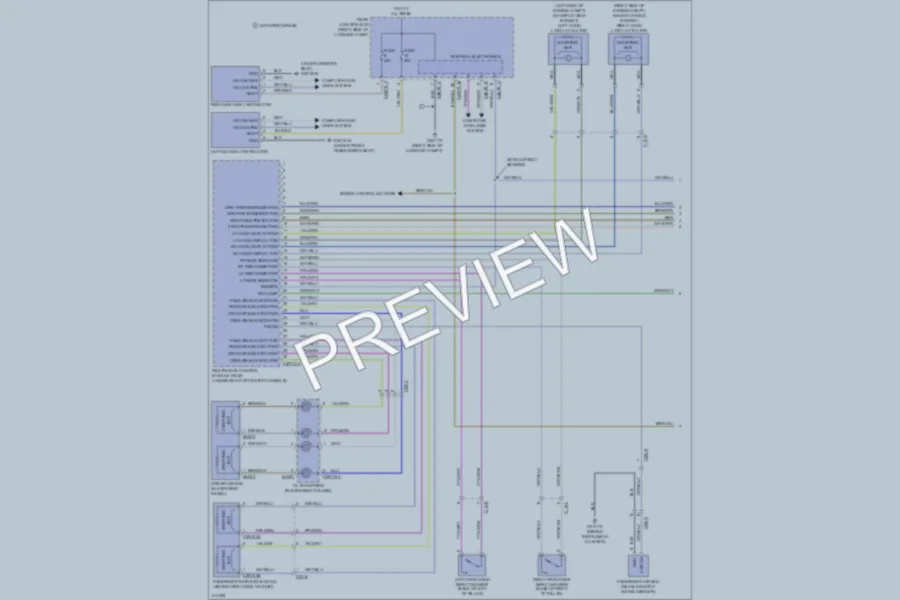 2013 Jaguar XF Supplemental Restraints wiring diagram preview