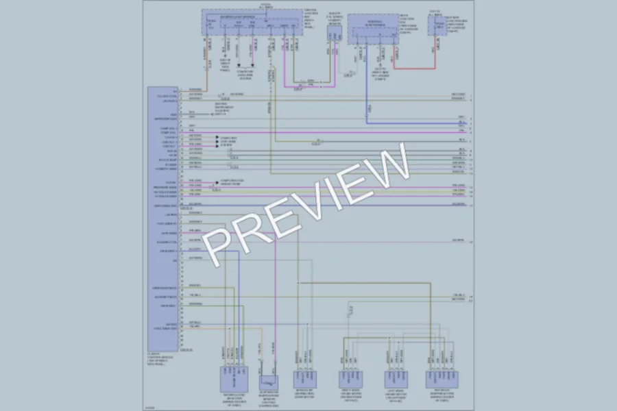 2013 Jaguar XFR Air Conditioning wiring diagram preview