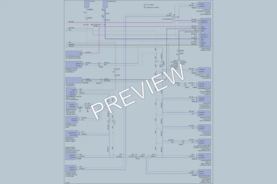 2013 Jaguar XFR Computer Data Lines wiring diagram preview