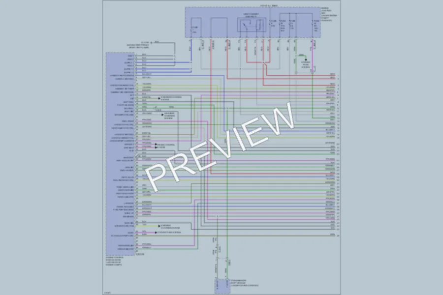 2013 Jaguar XFR Engine Performance wiring diagram preview