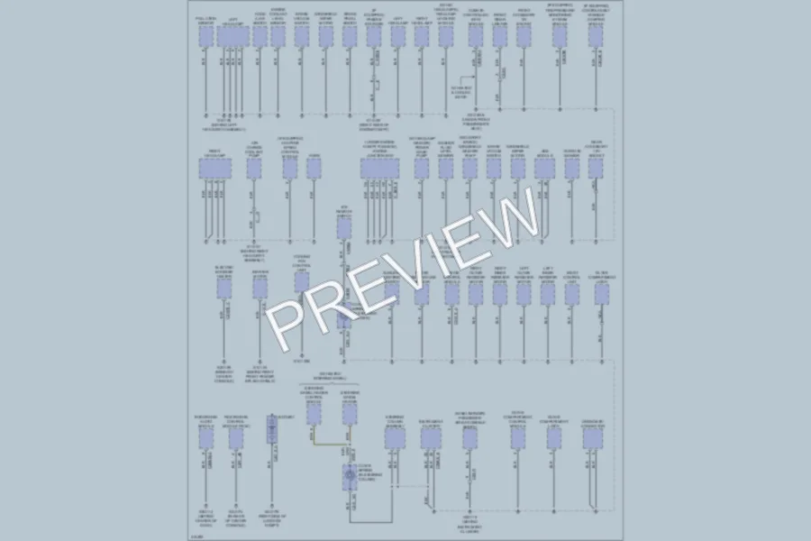 2013 Jaguar XFR Ground Distribution wiring diagram preview