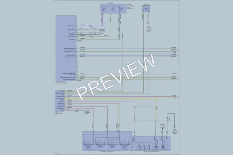 2013 Jaguar XFR Memory Systems wiring diagram preview
