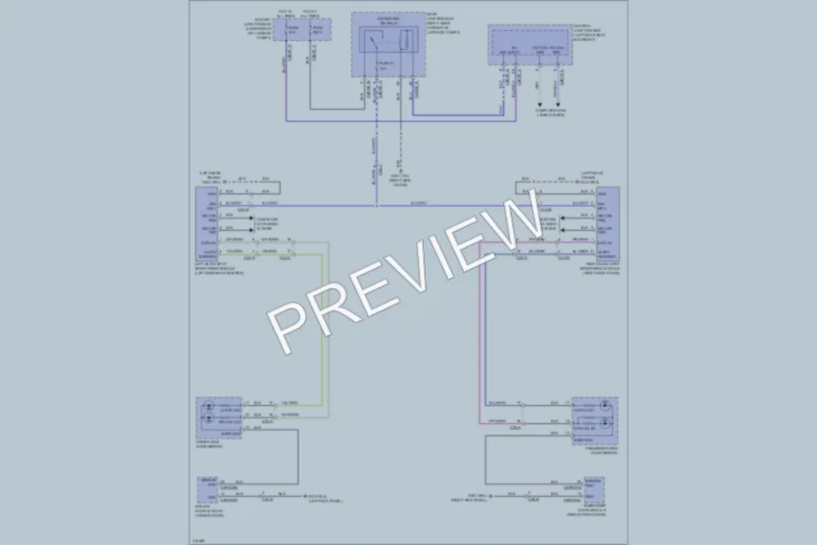2013 Jaguar XJ Navigation wiring diagram preview