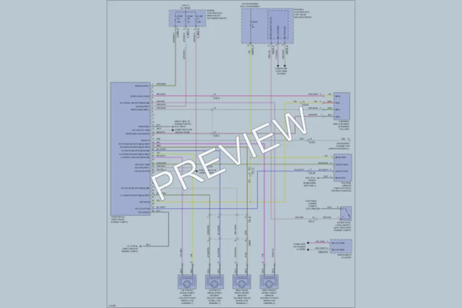 2013 Jaguar XJLPortfolio Anti Lock Brakes wiring diagram preview