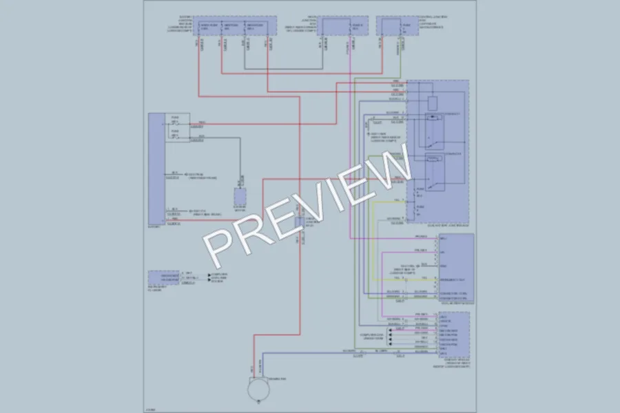 2013 Jaguar XJLSupersport Starting Charging wiring diagram preview