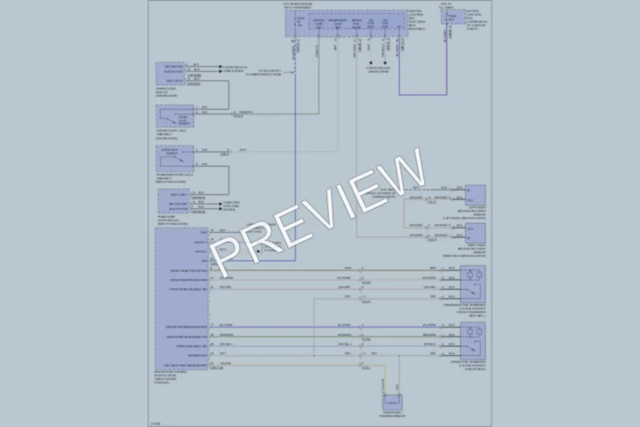 2013 Jaguar XJLSupersport Warning Systems wiring diagram preview