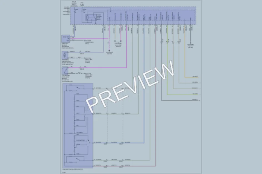 2013 Jaguar XJLSupersport Wiper Washer wiring diagram preview