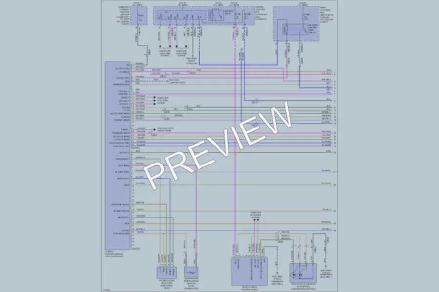 2013 Jaguar XJLUltimate Air Conditioning wiring diagram preview