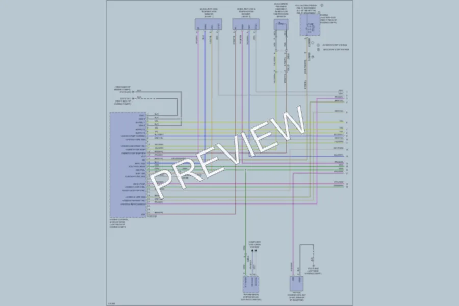 2013 Jaguar XJSupercharged Engine Performance wiring diagram preview