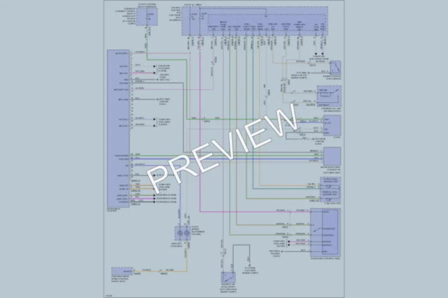 2013 Jaguar XJSupersport Instrument Cluster wiring diagram preview