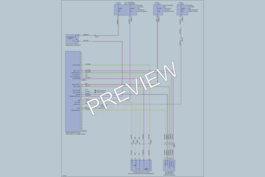 2013 Jaguar XJSupersport Shift Interlock wiring diagram preview