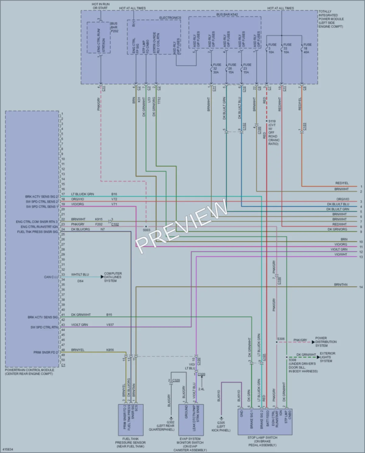 2013 Jeep Compass Engine Performance wiring diagram preview