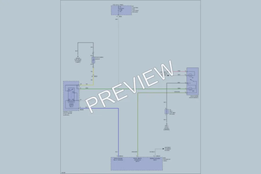 2013 Kia Forte Defoggers wiring diagram preview