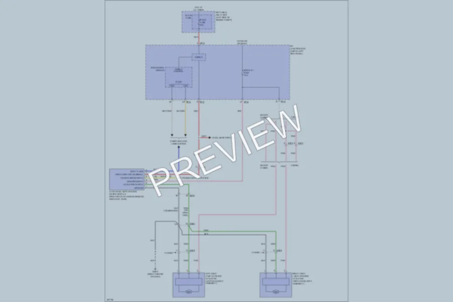 2013 Kia Optima Headlights wiring diagram preview