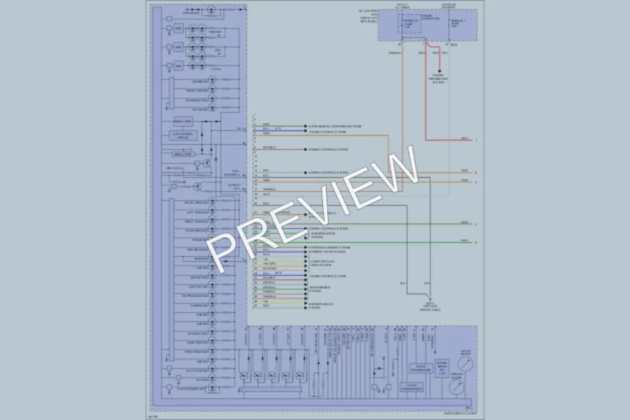 2013 Kia Optima Instrument Cluster wiring diagram preview