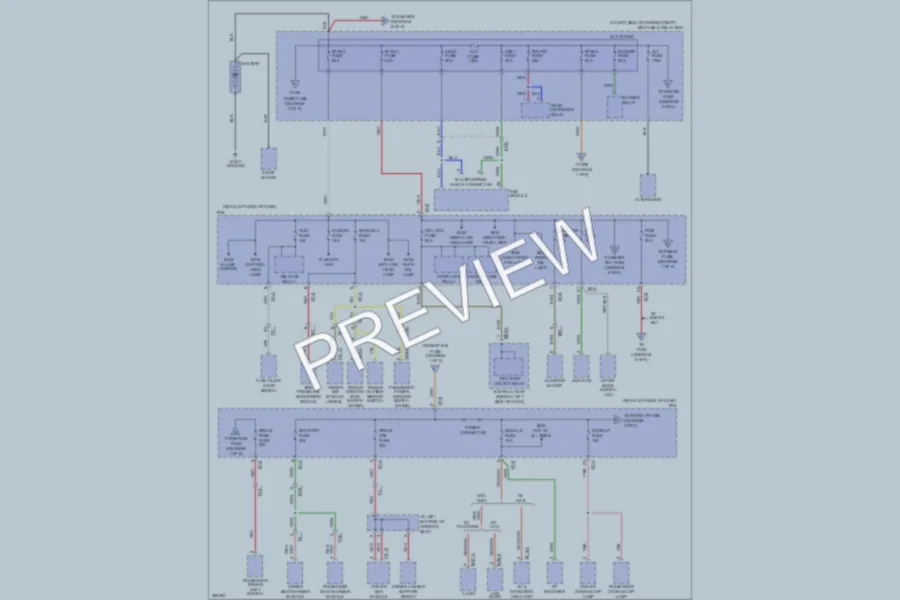 2013 Kia Sorento Power Distribution wiring diagram preview