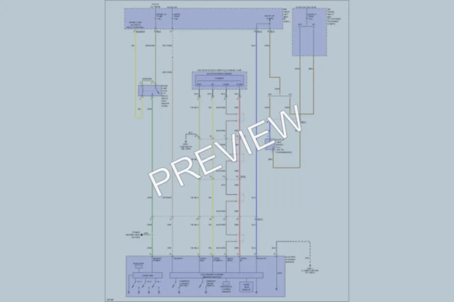 2013 Kia Sorento Power Mirrors wiring diagram preview