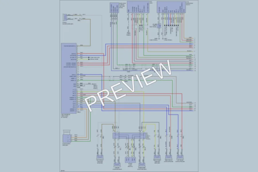 2013 Kia Soul Navigation wiring diagram preview