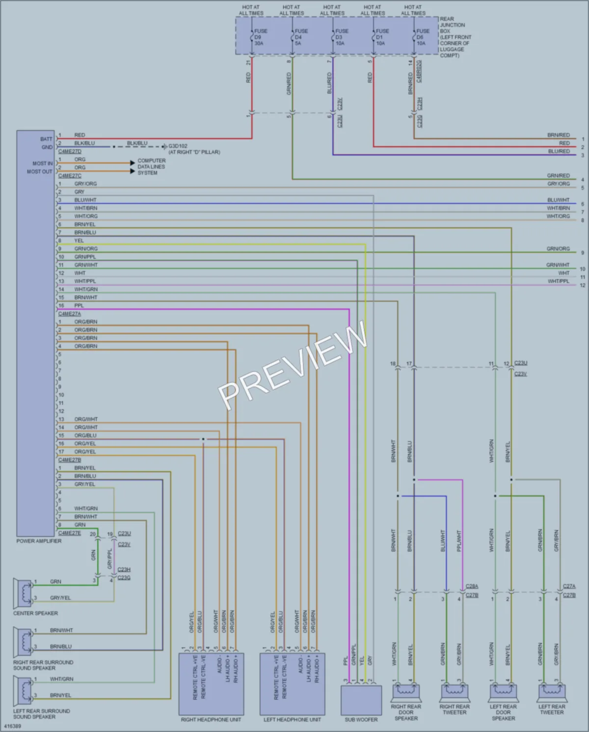 2013 LandRover LR2 Navigation wiring diagram preview
