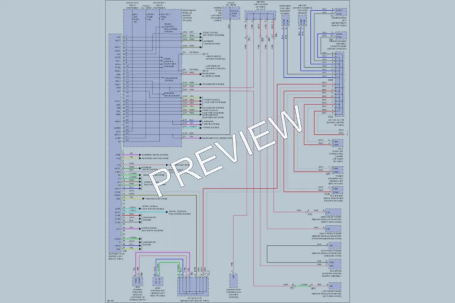 2013 Lexus CT200h Body Control Modules wiring diagram preview