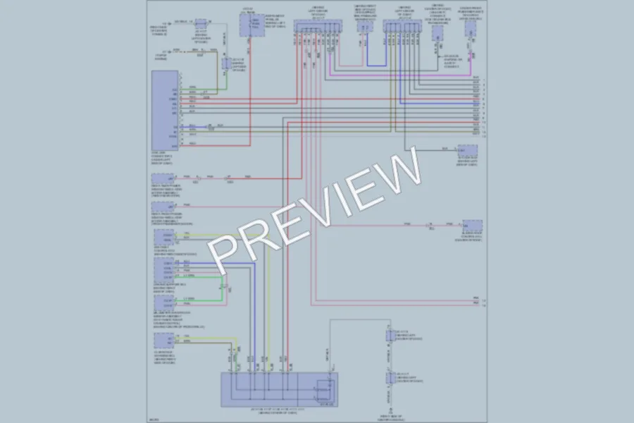 2013 Lexus CT200h Computer Data Lines wiring diagram preview