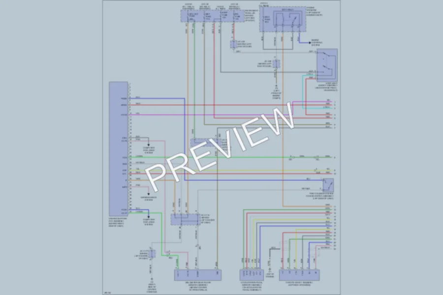 2013 Lexus CT200h Cruise Control wiring diagram preview