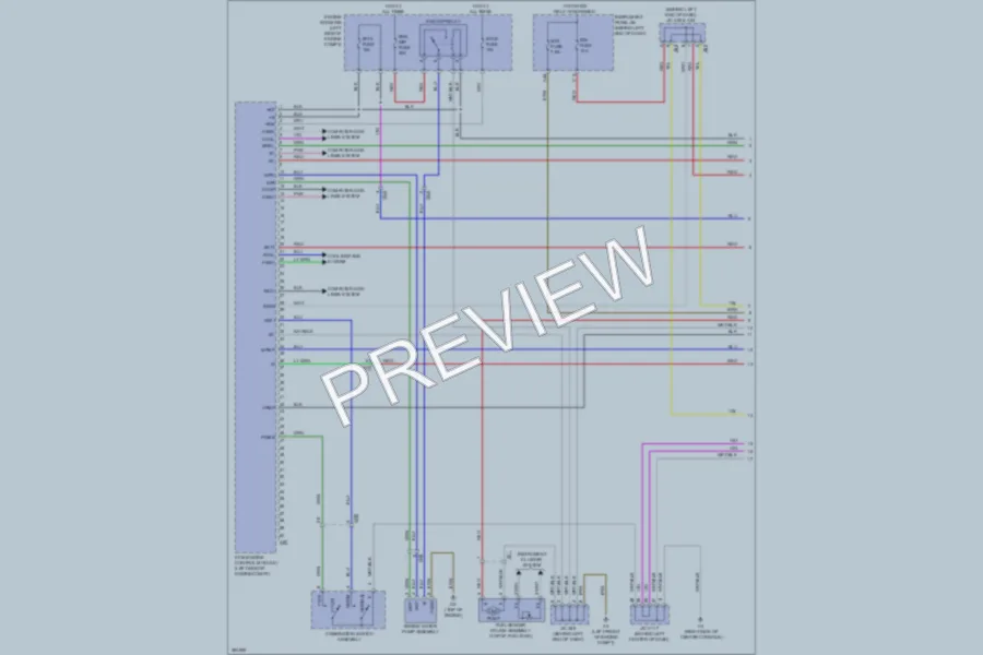 2013 Lexus CT200h Engine Performance wiring diagram preview