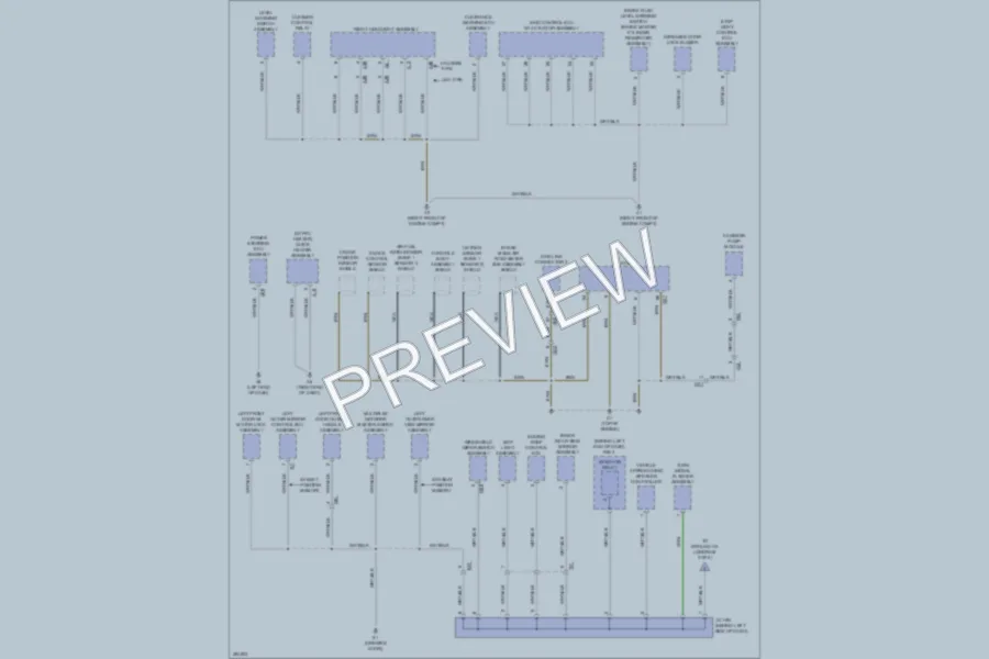 2013 Lexus CT200h Ground Distribution wiring diagram preview