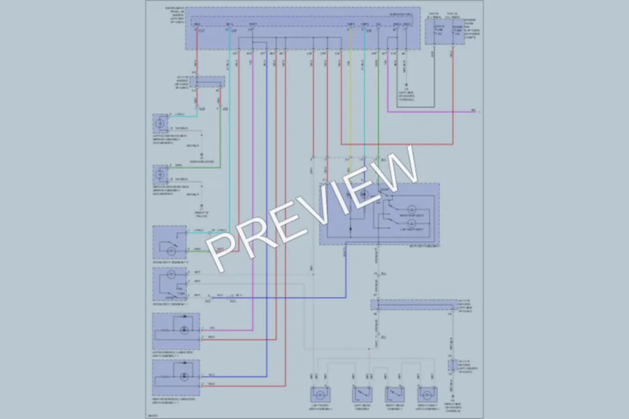 2013 Lexus CT200h Interior Lights wiring diagram preview