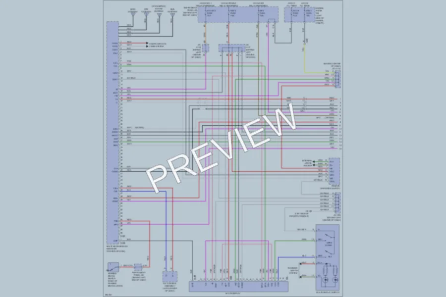 2013 Lexus CT200h Navigation wiring diagram preview