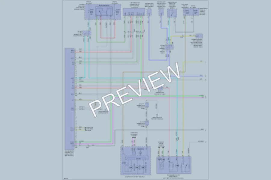 2013 Lexus CT200h Transmission wiring diagram preview