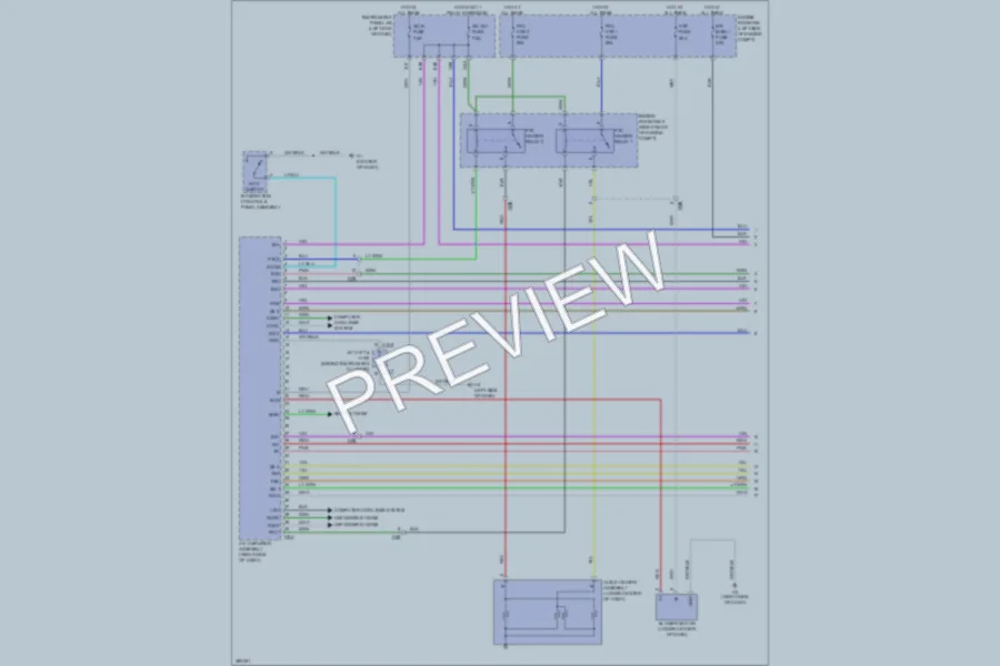 2013 Lexus ES300h Air Conditioning wiring diagram preview