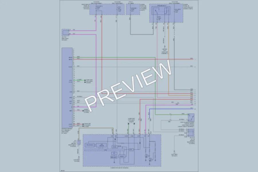 2013 Lexus ES300h Cruise Control wiring diagram preview