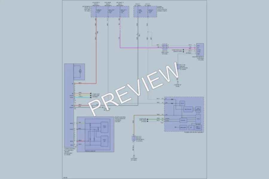 2013 Lexus ES300h Electronic Power Steering wiring diagram preview
